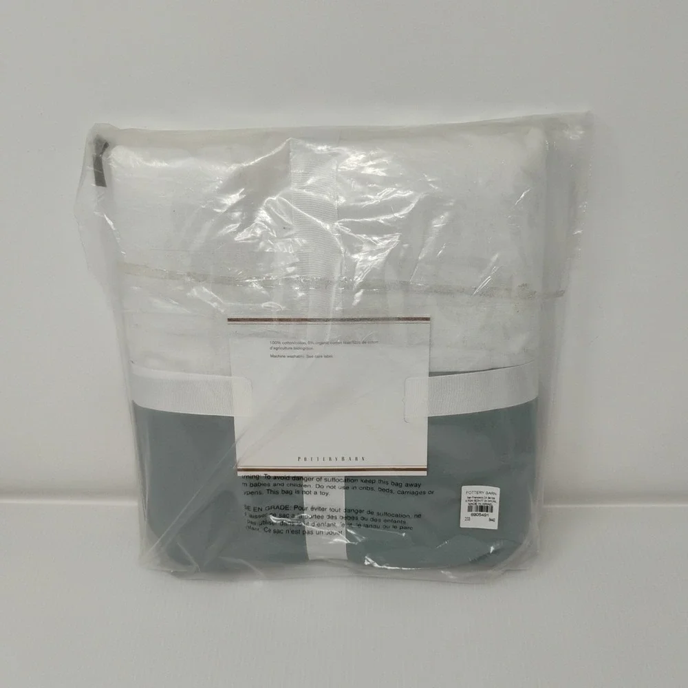 Pottery Barn Morgan Bed Skirt Queen 400 Thread‎ Count 100% Cotton New in Package